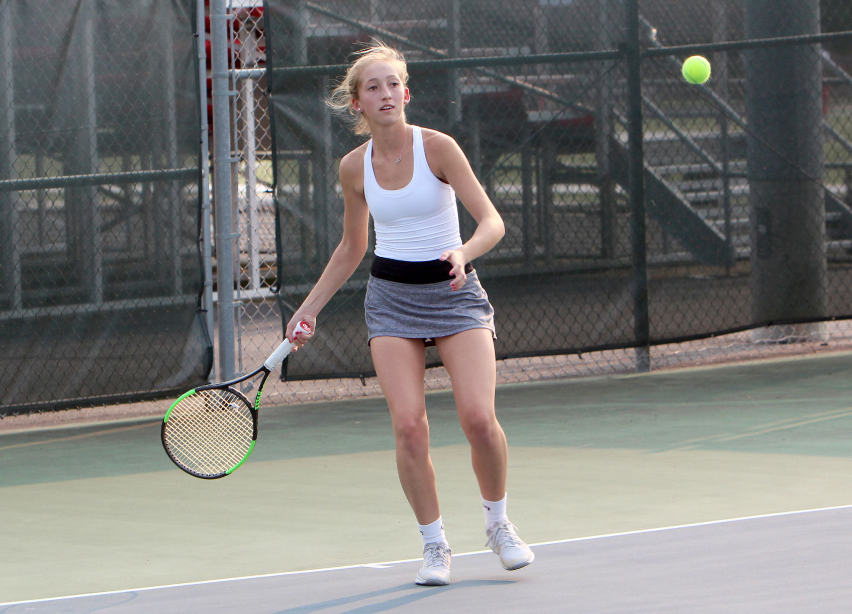 Menomonie at Chippewa Falls girls tennis 9-15-20